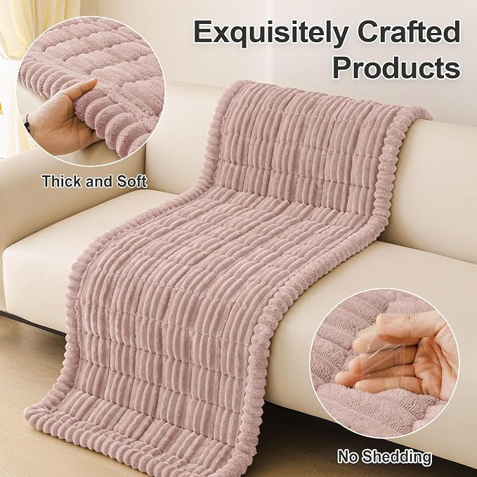 Couch Cover for Dogs, Washable Non Slip Plush Flannel Sofa Protector | Thick - Image 8