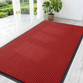 OLANLY Front Door Mat 59x30, Waterproof Heavy-Duty Indoor Outdoor Doormat | Red by OLANLY