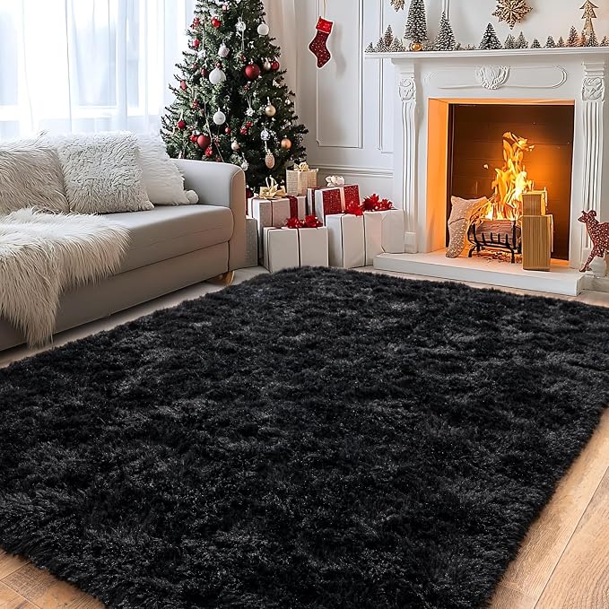 Pionblank Large Rug for Living Room 6x9, Modern Soft Shag Area Rug by PIONBLANK
