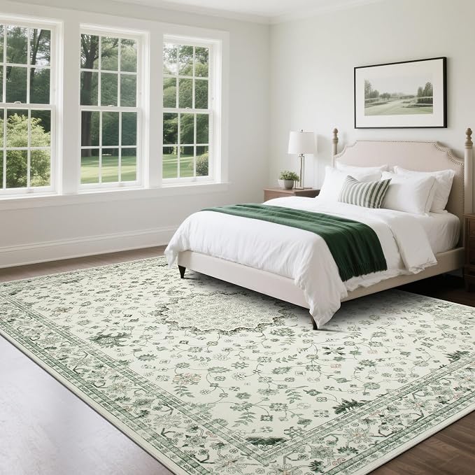 8x10 Washable Area Rugs for Living Room, Dining Room - Image 7