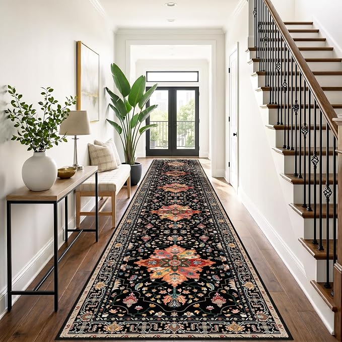 RELEANY Washable Area Rug, Runner 3'x20', Water Repellent, Pet Friendly - Image 2