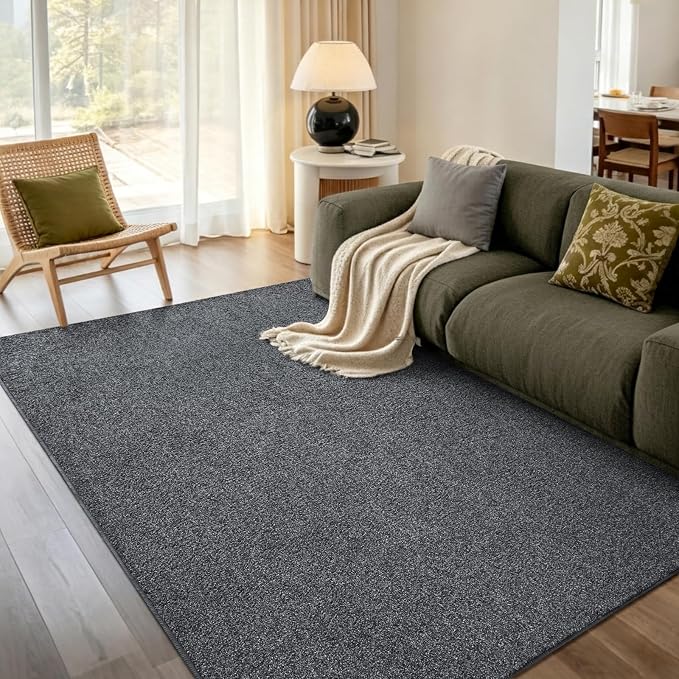 4x6 Black/White Area Rug Washable Non-Slip Soft by Unknown