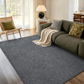 5x7 Black/White Area Rug Washable Non-Slip Soft by Unknown