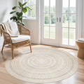 cotiled 5x5 Round Rug 5ft Circle Living Room Boho Area Rugs | Solve Modern by COTILED