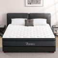 Full Mattresses, 14 Inch Memory Foam Hybrid Mattress in a Box with Pocket Springs for Motion Isolation Pressure Relief, 100 Nights Trial, CertiPUR-US