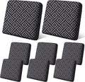 Geyoga 8 Pcs Patio Stretch Sofa Cushion Covers Outdoor Cushion Covers by Geyoga