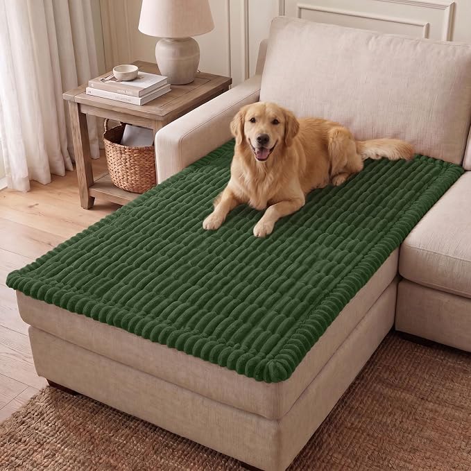 Couch Cover for Dogs, Washable Non Slip Plush Flannel Sofa Protector | Thick by hyha