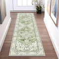 Yamaziot Washable Runner Rug, 2x6 Non-Slip Boho Vintage Hallway Kitchen Rug | by Yamaziot