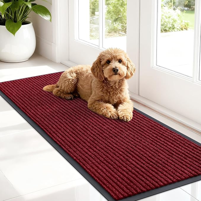 OLANLY Front Door Mat 47x17, Waterproof Heavy-Duty Indoor Outdoor Doormat | by OLANLY