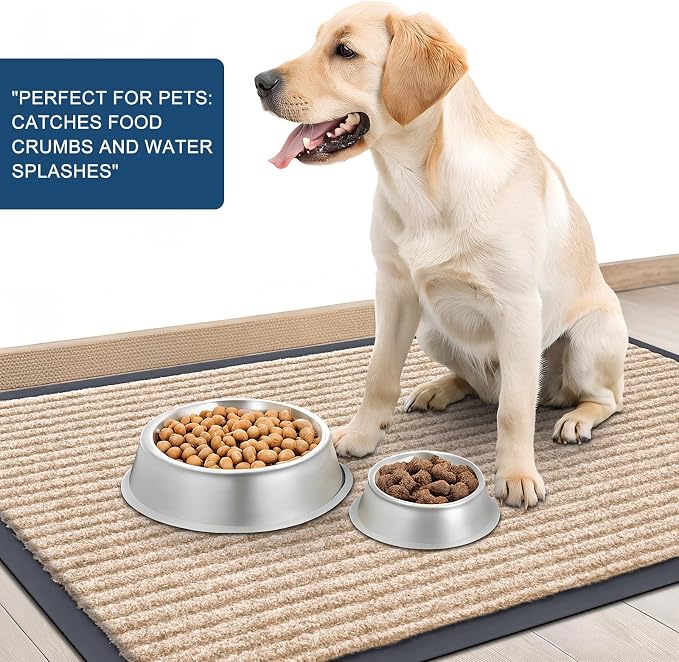 OLANLY Front Door Mat 47x32, Waterproof Heavy-Duty Indoor Outdoor Doormat | - Image 6