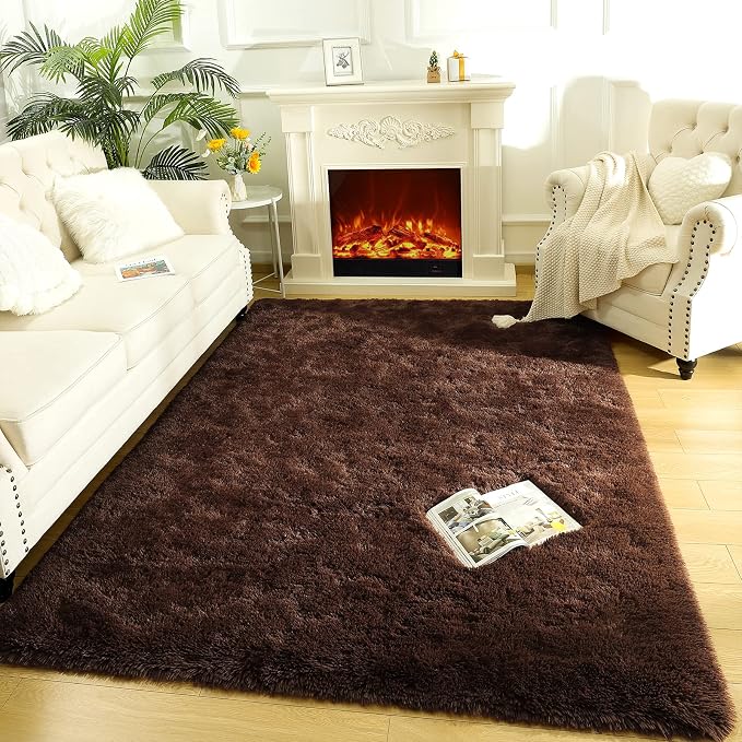 LOCHAS Area Rugs Fluffy Living Room Carpets - Image 4