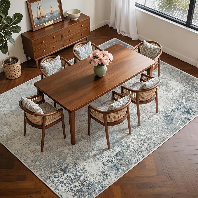 8x10 Washable Area Rugs for Living Room, Dining Room - Image 7