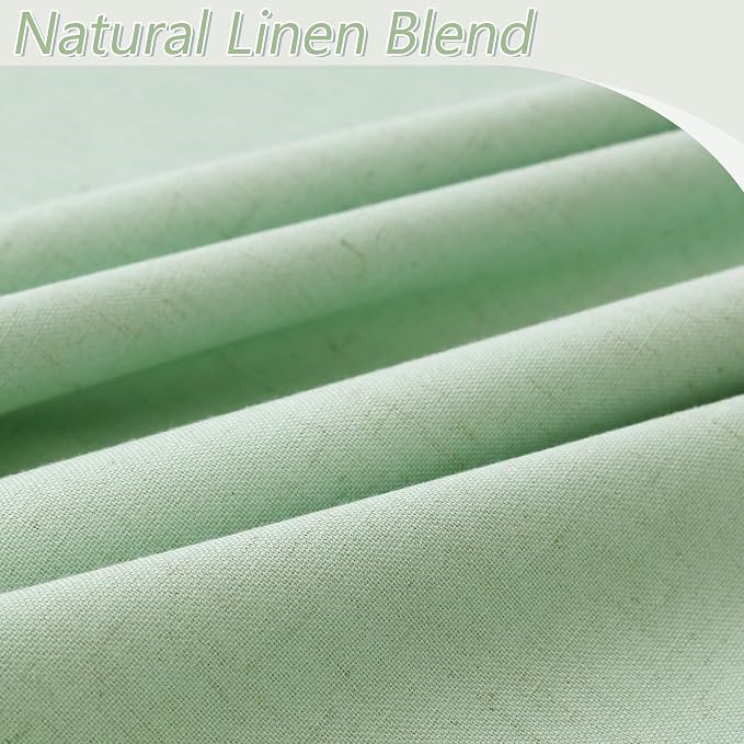 100% Blackout Curtains 120 Inch Length 2 Panels Set - Image 3