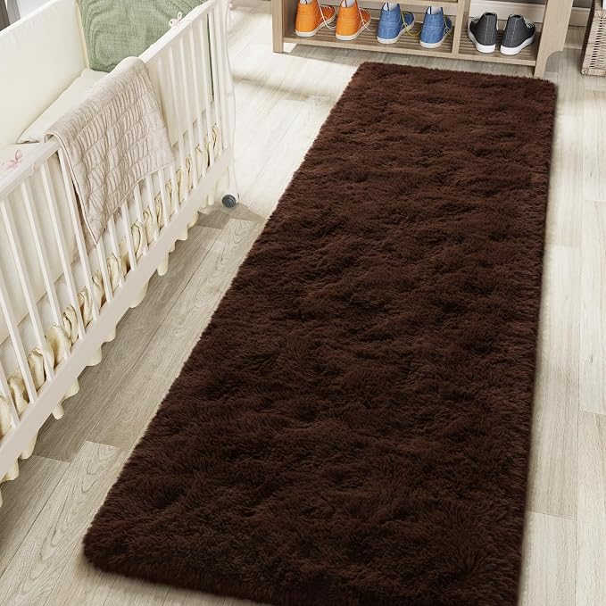 LOCHAS 2x8 Runner Rugs for Hallway, Fluffy Area Rugs for Bedroom by LOCHAS