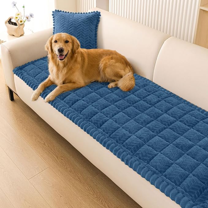 Smiry Couch Cover for Dogs, Non Slip Fuzzy Pet Sofa Covers Washable | Sofa by Smiry