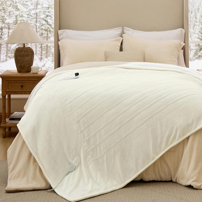 Bedsure Heated Blanket Twin Size, Soft Electric Blanket - Image 9