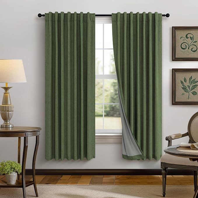 Ptialk Elegant Blackout Curtains by Pitalk