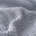 EMME Muslin Blankets for Adults Dusty Blue Small Blanket 40" x 50" | Throw by EMME