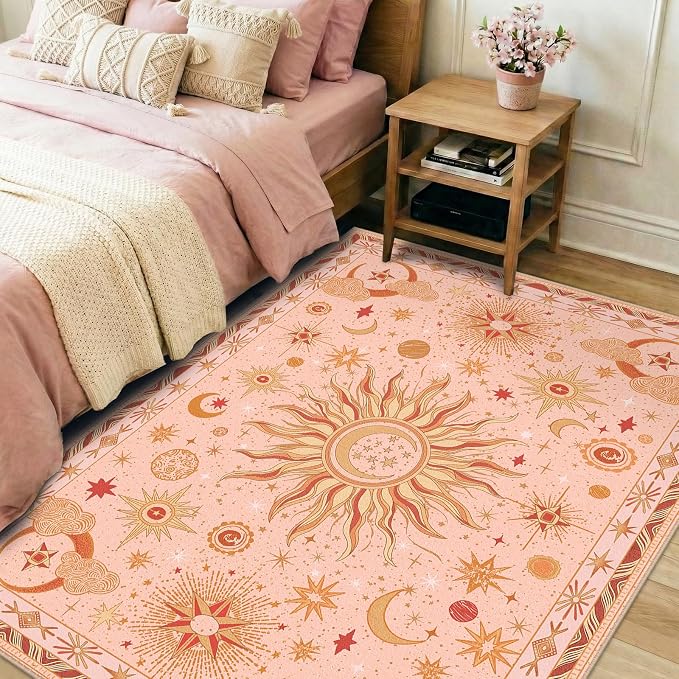 Vacuum-Friendly, 4x6 Washable Area Rug - Image 2
