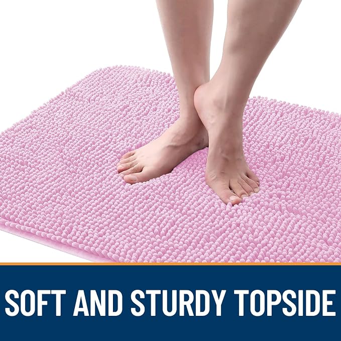 OLANLY Dog Door Mat for Muddy Paws 45x27, Super Absorbent Chenille Mud Mat | - Image 4