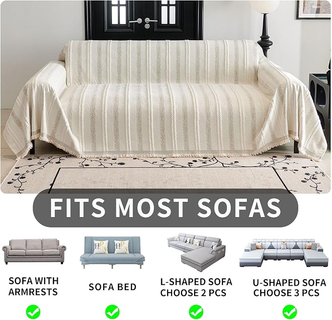 HAOMAIJIA Non Slip Couch Cover Sofa Covers - Image 5