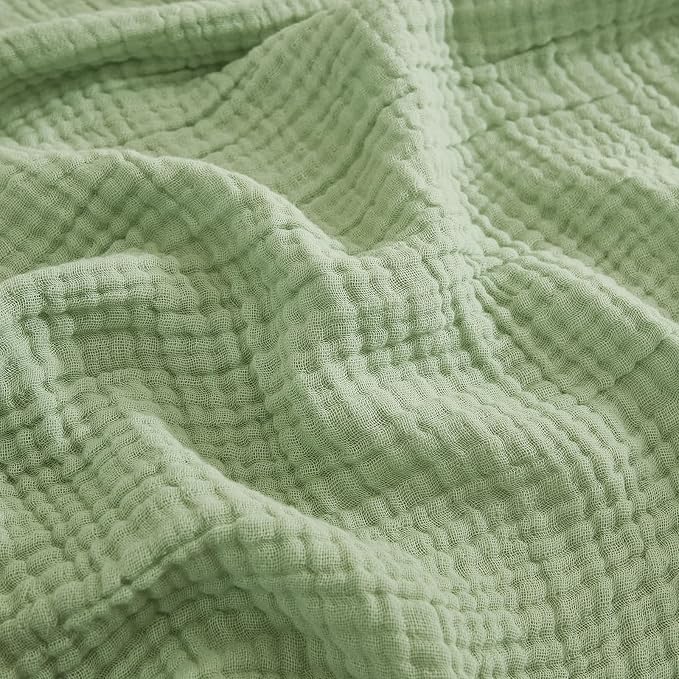 EMME Muslin Blankets for Adults Throw Blanket for Couch Breathable Gauze Soft by EMME