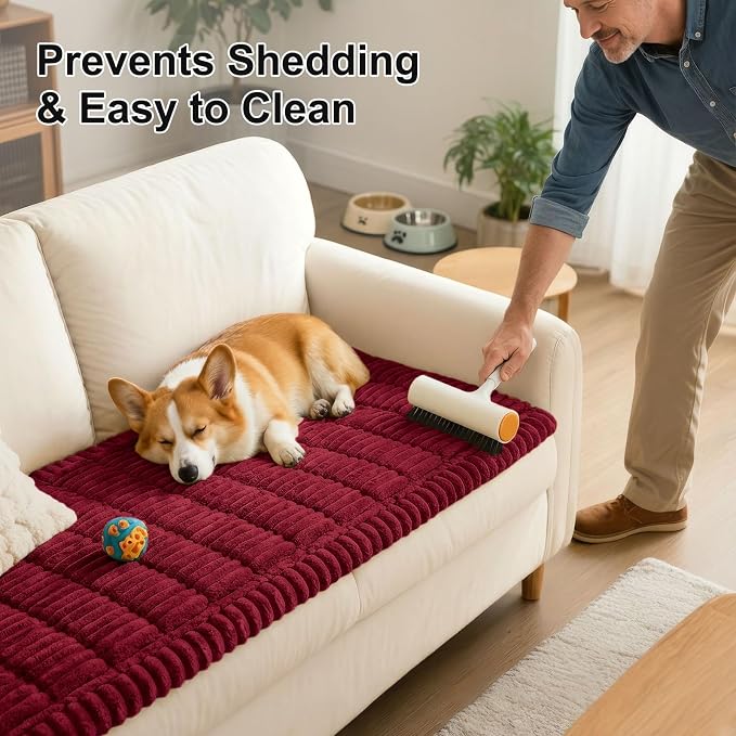 Smiry Couch Cover for Dogs, Non Slip Washable Sofa Protector for Pets | Soft - Image 8