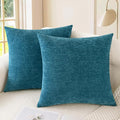CaliTime Decorative Couch Throw Pillow Covers 18 X 18 Inches Ocean Blue | Pack by CaliTime