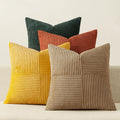 MIULEE Fall Green Rust Throw Pillow Covers 20x20 Inch Set of 4 Boho Farmhouse by MIULEE