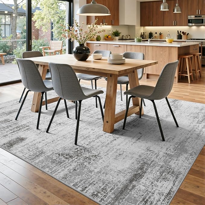 4x6 Ft Area Rugs for Living Room, Soft Non-Slip Washable Rugs Modern Abstract - Image 9