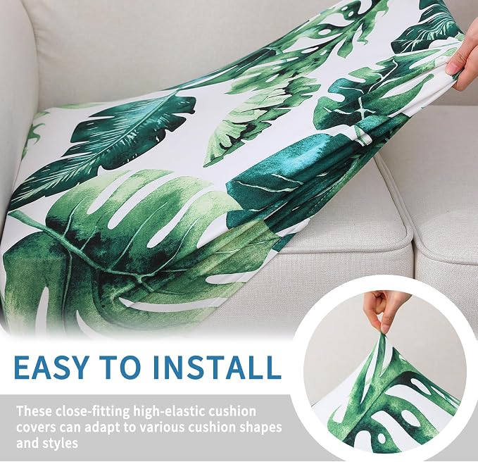 Printed Couch Cushion Covers, Sofa Covers Washable - Image 4