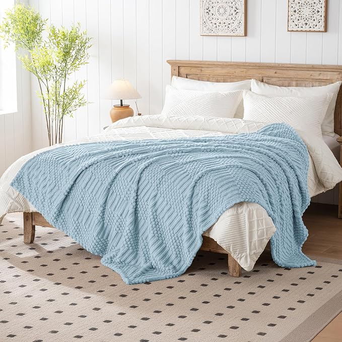 Blue Throw Blanket - Image 3
