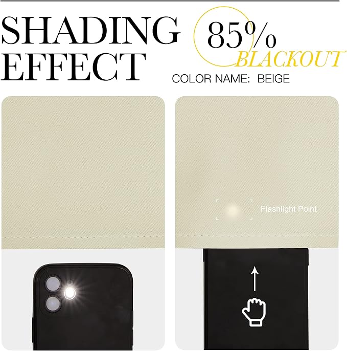 NICETOWN RV Blackout Curtains for Camper Windows, Kitchen Curtains, Short - Image 4