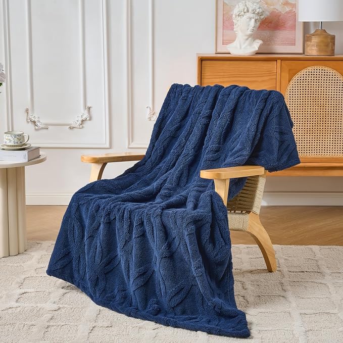 Navy Throw Blanket - Image 6