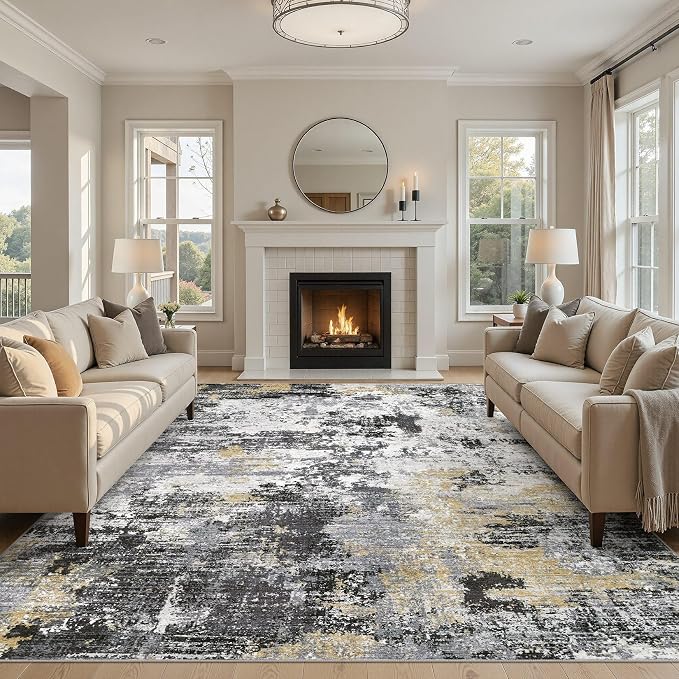 UERMEI 10x12 Area Rug for Living Room - Image 8