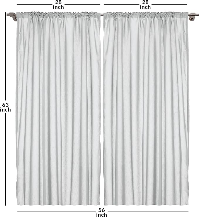 Ambesonne Scandinavian Window Curtains, Flower Like Motifs Folk Art in Tangerine Tones, Lightweight Decorative Panels Set of 2 with Rod Pocket, 56" x 63", Sienna Sky
