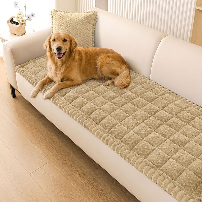 Smiry Couch Cover for Dogs, Non Slip Fuzzy Pet Sofa Covers Washable | Sofa by Smiry