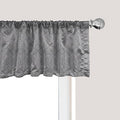 Ambesonne Aztec Window Valance, Pattern of Symmetric Tribal Inspired Streaks and Motifs in Greyscale Tones, Curtain Valance for Kitchen Bedroom Decor with Rod Pocket, 54" X 18", Pale Grey and Dimgray