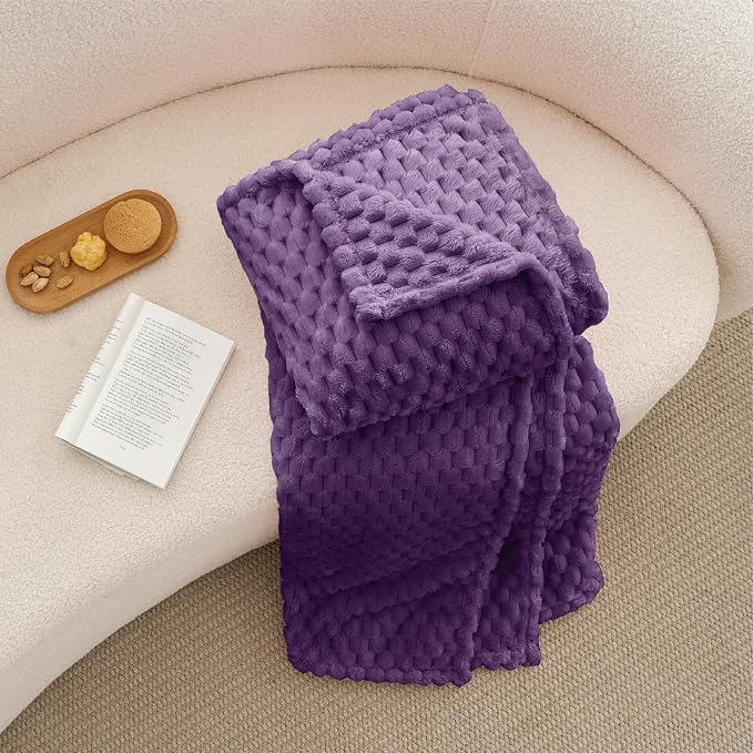 BEDELITE Purple Throw Blanket for Couch, Soft Cozy Gifts for Women, 50 * 60 | - Image 6