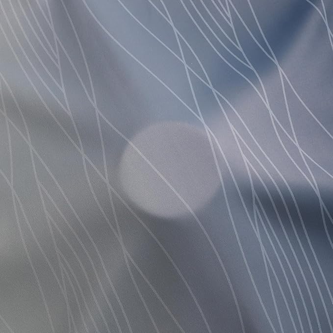 Sage Green and Navy Blue Ombre Blackout Curtains - Image 8