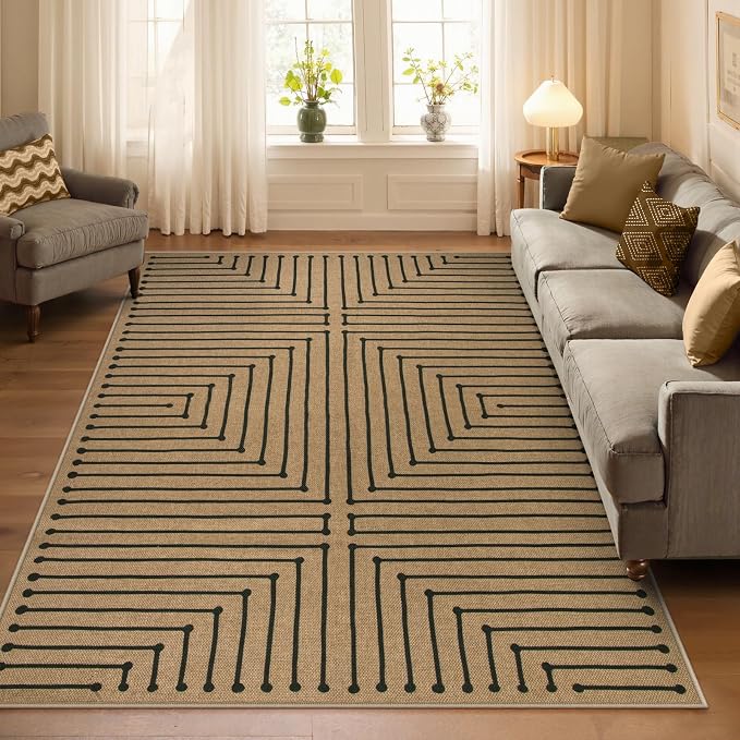 Lahome Neutral Outdoor Rug 5x7 - Image 3