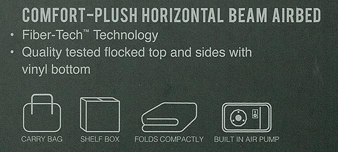 Intex Comfort Plush Elevated Dura-Beam Airbed with Built-in Electric Pump