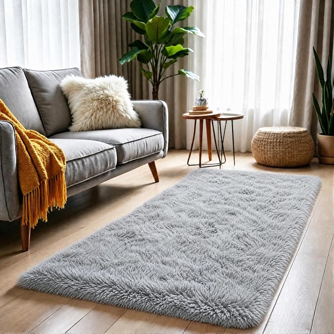 LOCHAS 2x8 Runner Rugs for Hallway, Fluffy Area Rugs for Bedroom by LOCHAS