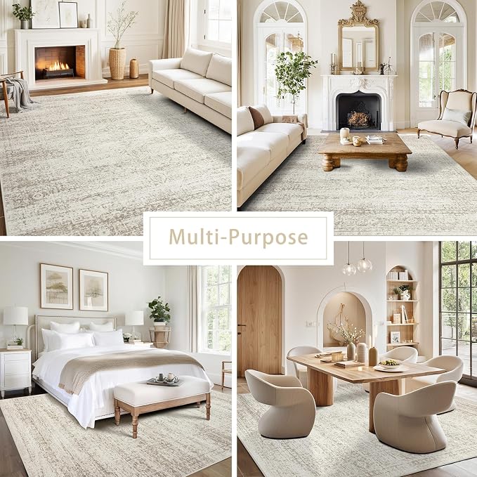 Small Washable Rugs 4x6 Area Rugs - Image 5