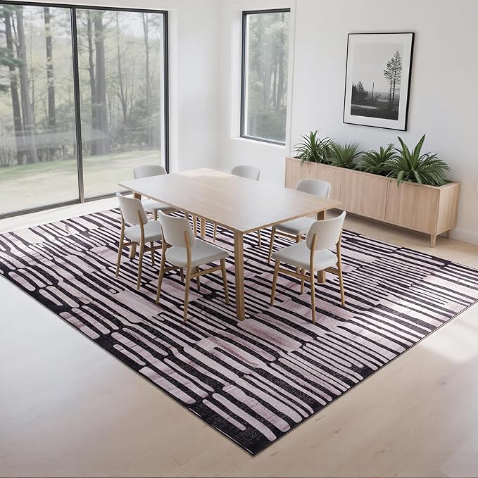 8x10 Moroccan Retro Washable Area Rugs - Image 7