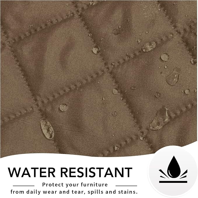 Easy-Going Reversible Couch Cover, Chaise Lounge, Camel/Camel | Machine - Image 6