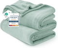 Bedsure GentleSoft Fleece Blanket California King Sage Green by Unknown