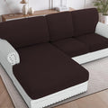 H.VERSAILTEX Sectional Couch Covers 6 Pieces Stretch Sofa Covers by HVERSAILTEX