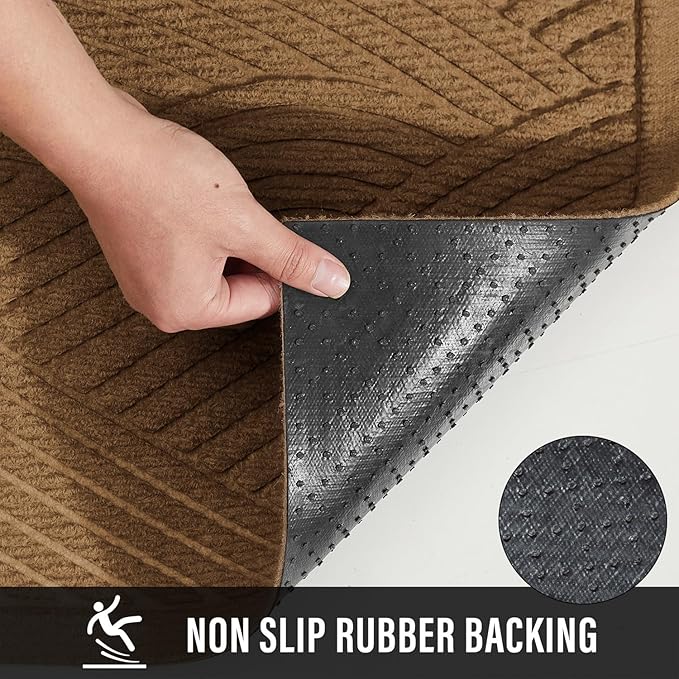 Sturdy Front Door Mat, Absorbent Muddy Dirt Resist Welcome Door Mats Outdoor - Image 5