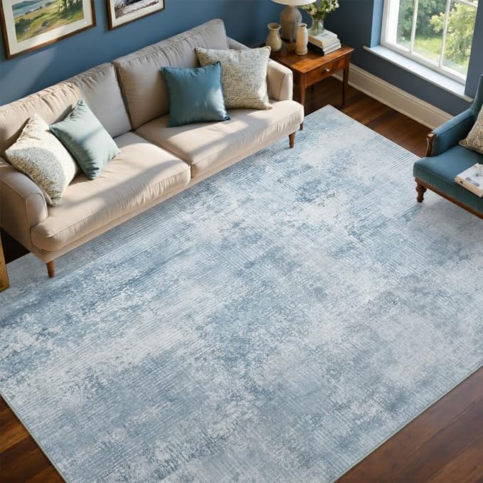 8x10 Ft Large Area Rugs for Living Room, Soft Non-Slip Washable Rugs Modern - Image 3